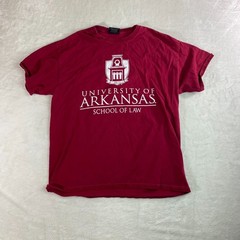 University of Arkansas School of Law T-Shirt Red Men’s Size Large MV Sport