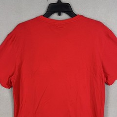 Looney Tunes Shirt Mens Large Red Taz Tasmanian Devil Chenille Applique Graphic