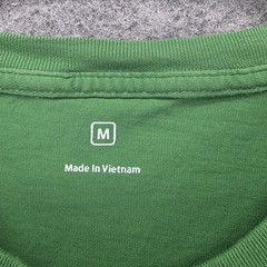 Apple Shirt Mens Medium Green 100% Cotton Logo Tee Crewneck T Shirt Casual