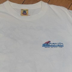 VTG Pura Vida Tucan Tico Costa Rica White T Shirt Sarapiqui Crew Neck Men Sz L