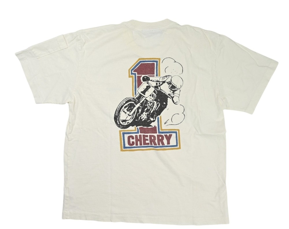 Cherry LA Motocross Number 1 Short Sleeve T-Shirt in White