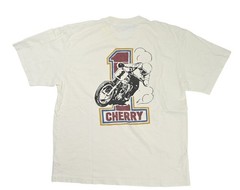 Cherry LA Motocross Number 1 Short Sleeve T-Shirt in White