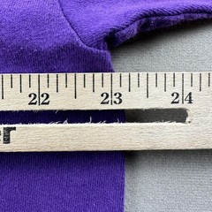 Vintage Purple T-Shirt Mens Large Pro Player Blank Sportswear Short Sleeve 90s