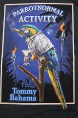 Men’s Tommy Bahama T-shirt PARROT NORMAL ACTIVITY Black Size L