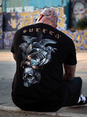 Sullen Men’s T-shirt FLOCK Tattoos Urban Design Premium Quality