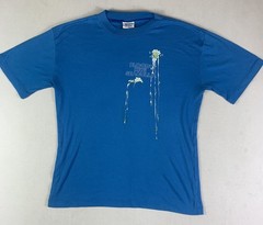 Vtg Indie Band T shirt Mens XL blue bloody kiwi seagulls Single stitch