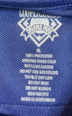 Cooperstown Dreams Park T Shirt Mens XL Blue Polyester Baseball Little League