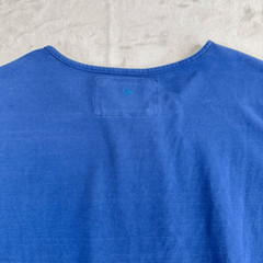 PASSPORT Shirt Mens M Blue Heavyweight Comfort Stretch Travel Pocket Tee