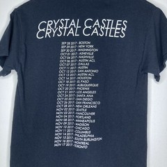 Crystal Castles 2017 Tour T-shirt Official Size Small