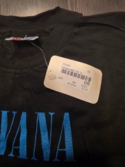 GRAIL Nirvana Band Pic Tee Hanes Size XL 1994 DEAD STOCK W/ Tags Never Worn RARE