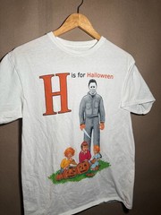Michael Myers H is for Halloween Graphic T-Shirt