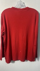 Vintage Tommy Hilfiger Embroidered Red Long Sleeve T Sz Medium (1405)see Photo
