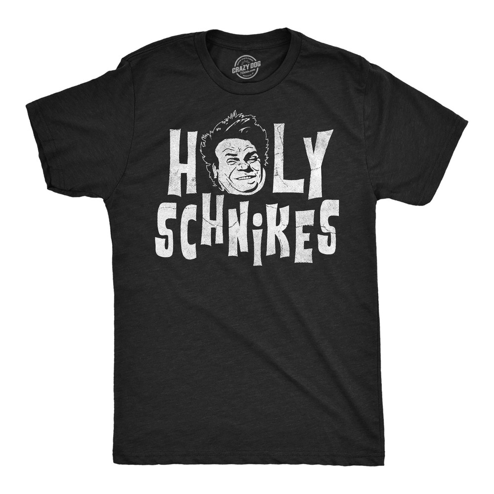 Mens Funny T Shirts Holy Schnikes Sarcastic Chris Farley Graphic Movie Quote