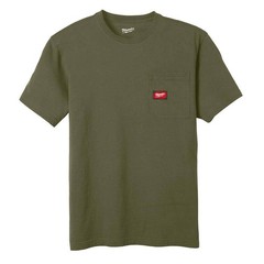 Milwaukee Men’s Medium Green GRIDIRON Cotton/Polyester Short-Sleeve T-Shirt