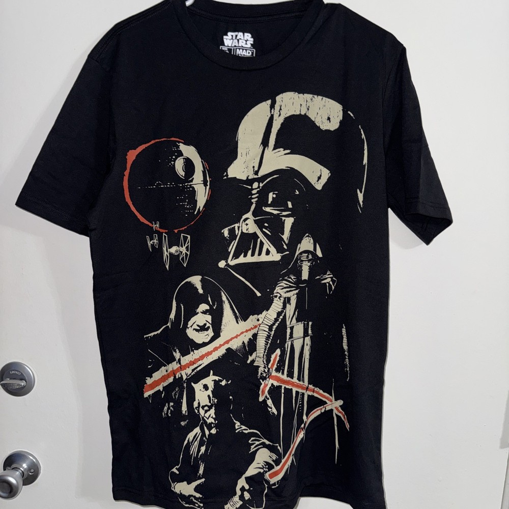 Star Wars Darth Vader T Shirt L Black Short Sleeve Darth Maul Kylo Ren