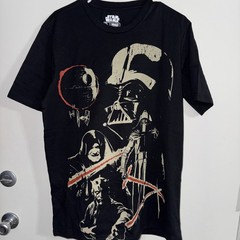 Star Wars Darth Vader T Shirt L Black Short Sleeve Darth Maul Kylo Ren