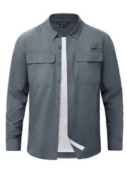 I Men’s Button Down Shirt, Long Sleeve, Quick Dry