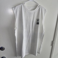 Shelby Ford Mustang Cut Off Shirt Sleeveless Muscle Graphic Tees GT 350 SZ L