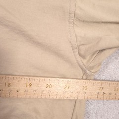 Dash Clothing Shirt Mens Large Beige Kenya Embroidered Graphic Tee Africa Travel