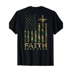 100% Cotton Men’s Camo & American Flag T-Shirt | Short Sleeve, Crew Neck