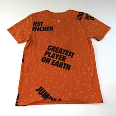 Jumpman T-Shirt Nike Air Jordan Gatorade Men’s Size Medium Orange “Be Like Mike”