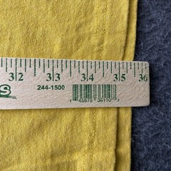 Carhartt T-Shirt Mens 4XL Mustard Yellow Loose Fit Long Sleeve Chest Pocket Logo
