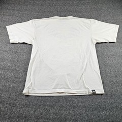 Vintage Mecca Apparel Shirt Mens Medium White Honorable Life Tonal Graphic Y2K