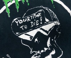 Skull Skateboarding Shirt Adult Large Black Short Sleeve False Freedom Tee
