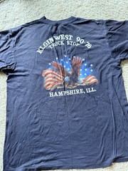 Vintage 1992 3D Emblem If Truckers Stop America Stops T-Shirt Made USA L