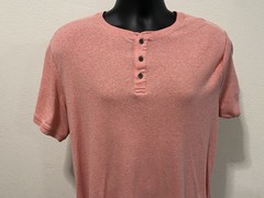 Apt 9 Mens Size XL Premier Flex Top Short Sleeve Henley