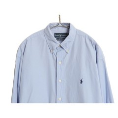Ralph Lauren 90s Long Sleeve Button Down Cotton Shirt Men’s L Japan