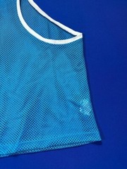 DSQUARED2 men’s summer blue back&front racer mesh muscle tank top SZ L