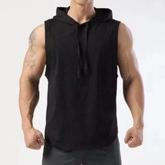 2026 Solid Color Men’s Tank Top Hip Hop Sleeveless Vest Gym Casual Shirt
