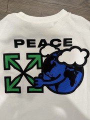 Off White Peace World Wide Tee Size M