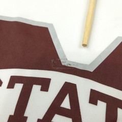 Columbia PFG -MISSISSIPPI STATE- Shirt -L- White Long Sleeve Omni-Shade Fishing