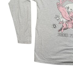 Screen Stars T Shirt Large Men’s Grey Vintage Pigs Ear Beer Festival 90s Graphic