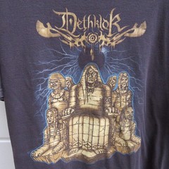Rare Dethklok Metalocalypse T-Shirt L Cartoon Network Adult Swim Metal Band-Used
