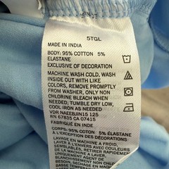 Nautica Pocket T-Shirt Mens Sz 5XLT Big Tall Noon Blue Short Sleeve Stretch NEW
