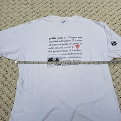 Vtg Aids Prevention Gay Pride Safe Sex LGBTQ Community Graphic T Shirt – Large
