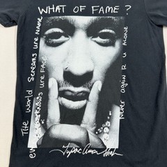2Pac Autograph Portrait Black T-Shirt – Size S