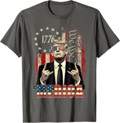 Merica 250 American Years 1776 2026 Trump 250th Anniversary T-Shirt