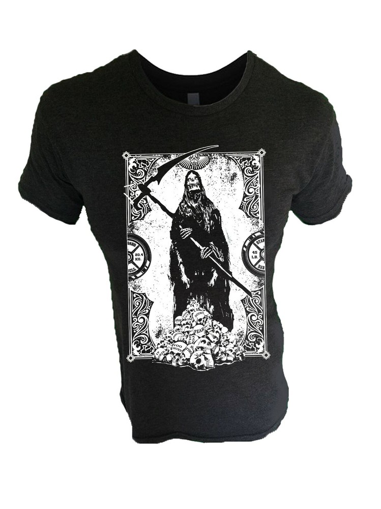 Iron Gods Dark Series Kill Your Excuses Workout T-Shirt Grim Reaper Shirt