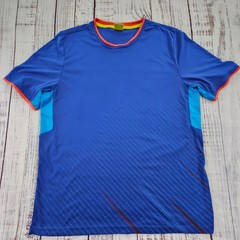 Diadora Blue Short Sleeve Soccer Style Performance T-Shirt Men’s L