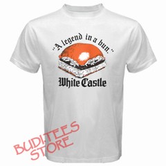 White Castle Burgers Bread Men’s White T-Shirt Size S-5XL
