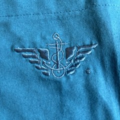 Vintage Dockers T Shirt Teal Made In USA Sz M (12-14) NWT See Description