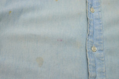 Vintage Ralph Lauren Blake Shirt Mens Medium Blue Light Wash Denim Pony