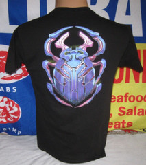 BLUE BEETLE dc Comics Movie PROMO 2023 t shirt Men’s Adult Medium SUPERHERO DCEU