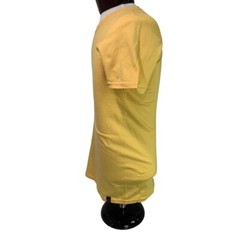 Small (34-36) GoldToe Mens New Yelllow Gold Short Sleeve Tshirt Crew Neck