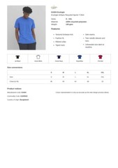 Ecologie by AWDis Ambaro Recycled Sports T-Shirt 5 Colours