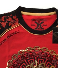 Men’s Bucheli Cotton T Shirt,Italian Style,Slim Fit,Stretch S…..A27.A